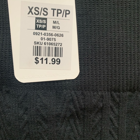 Black textured tights - Picture 3 of 3